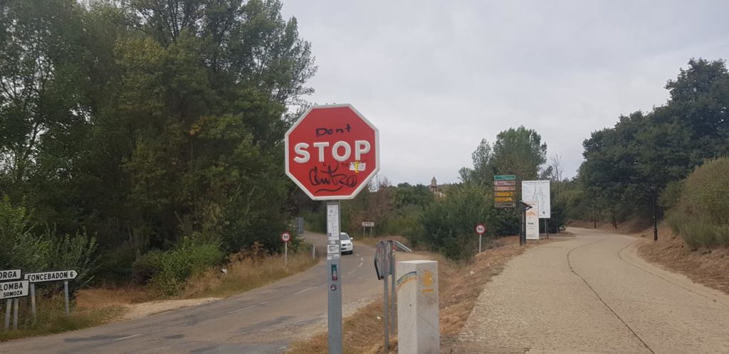 dont stop walking camino