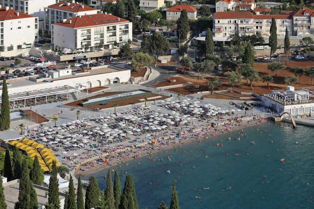 plaža sunset uvala lapad