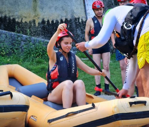 prilika grupa rafting mrežnica