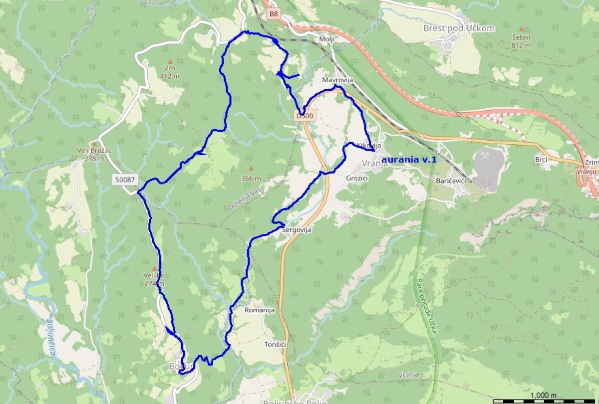 staza aurania središnja istra