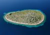 Najčudnija mjesta u Hrvatskoj: prizori koji izgledaju nestvarno, a stvarni su baljenac otisak prsta, fingerprint island Croatia aerial view, fingerprint island,