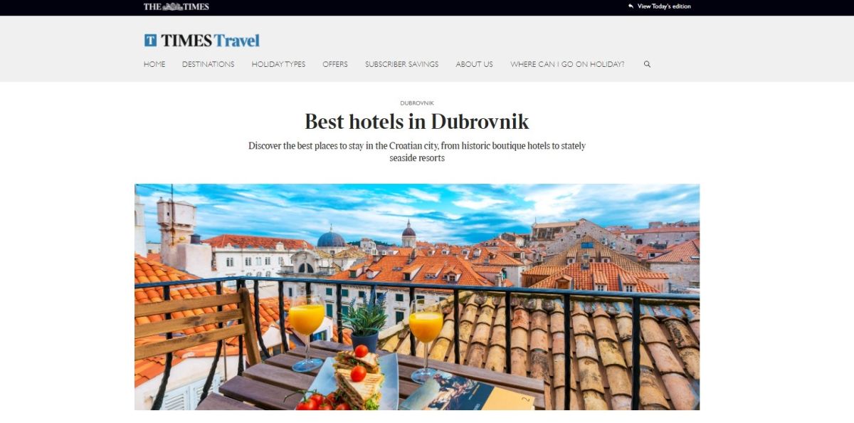 times dubrovnik