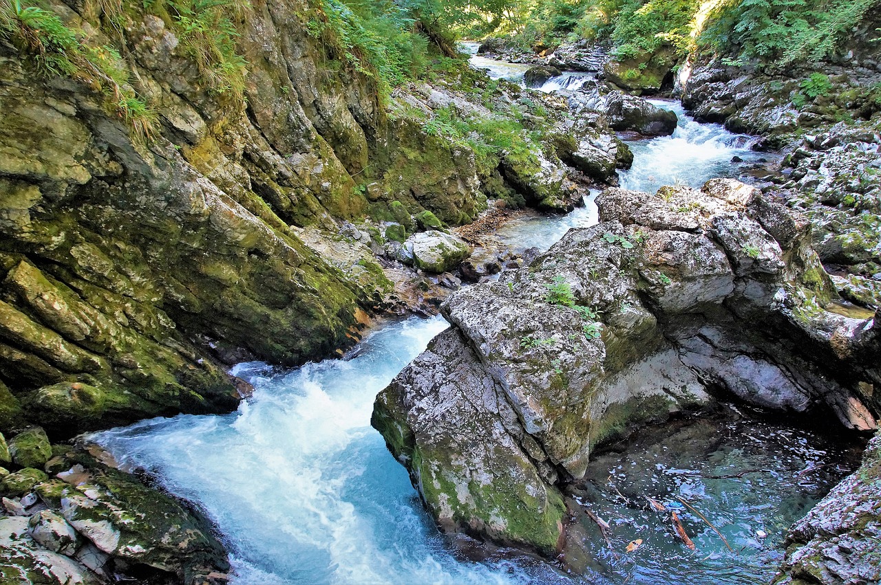 rijeka radovna, sutjeska Vintgar, Slovenija, Pixabay