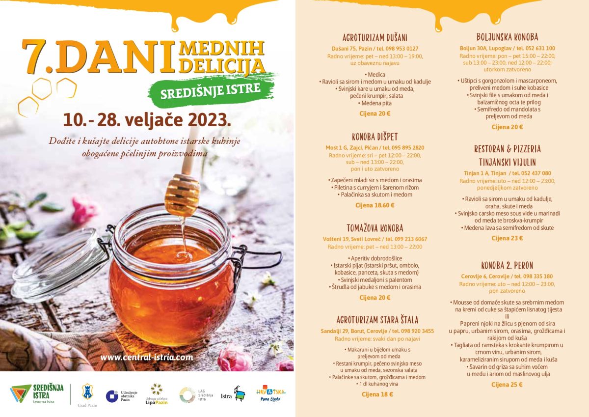 Dani mednih delicija središnje Istre