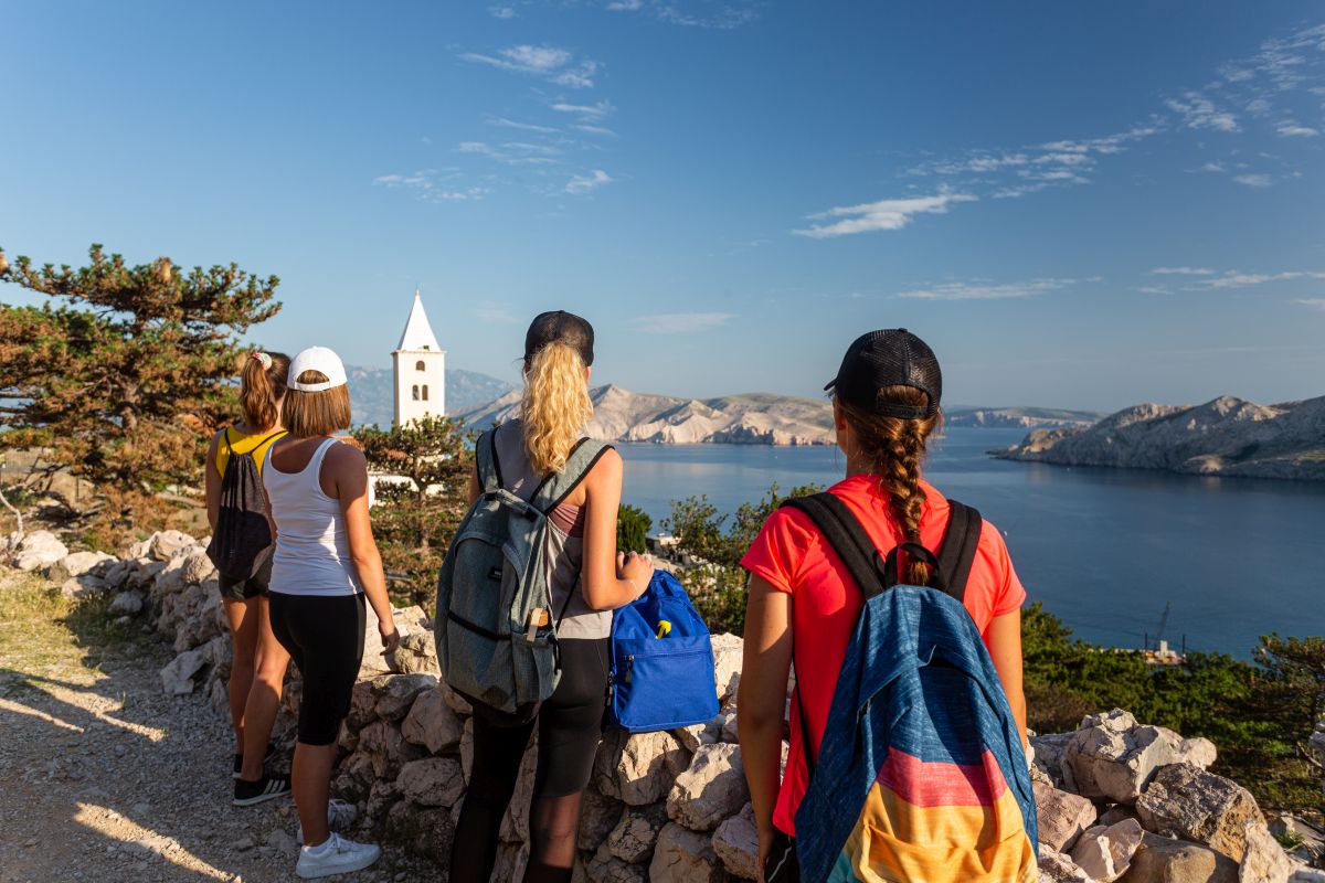 travanj u baški, camino