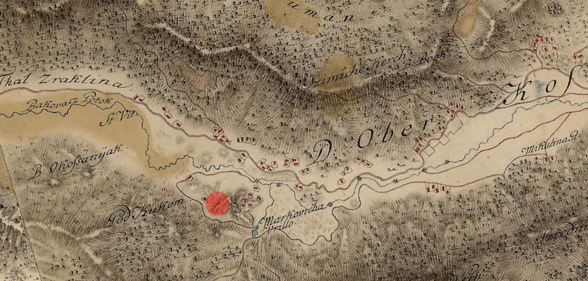 karta iz 1775. godine