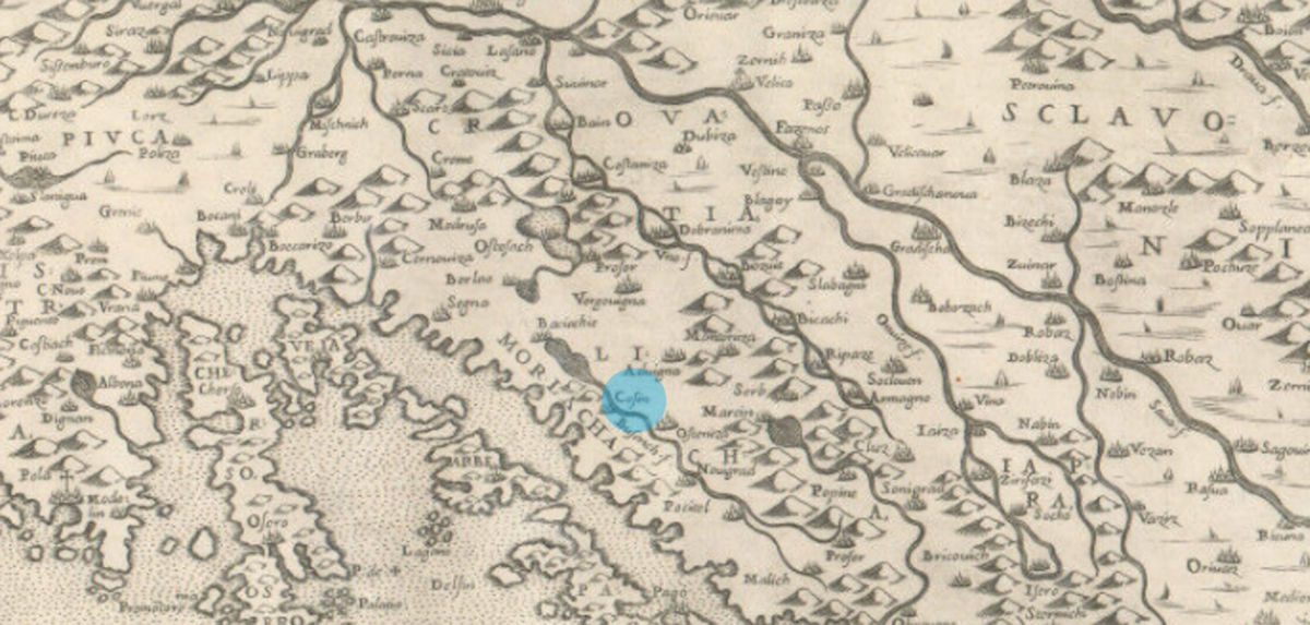 karta iz 1566. godine