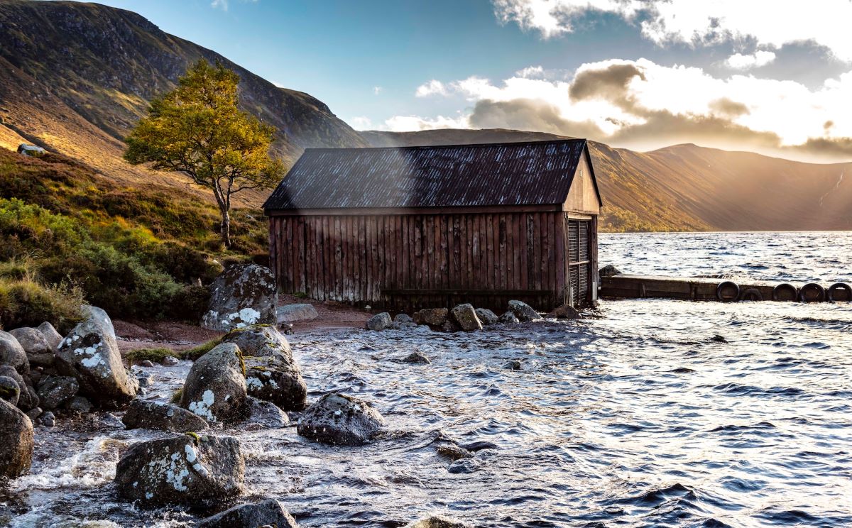 Aberdeenshire, Škotska, Loch Muick
