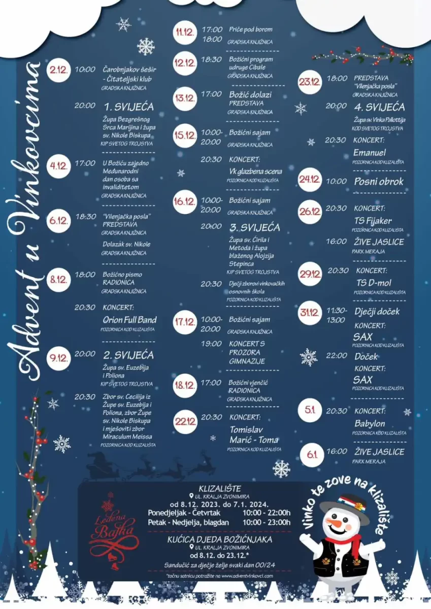 advent u vinkovcima