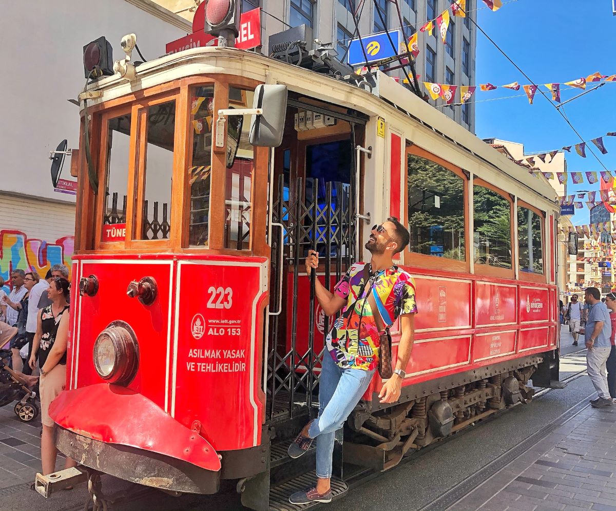 Istanbul, Taksim, tramvaj
