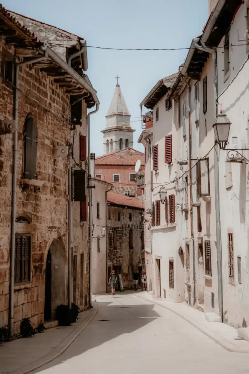 Ulice Vodnjana i zvonik sv. Blaža