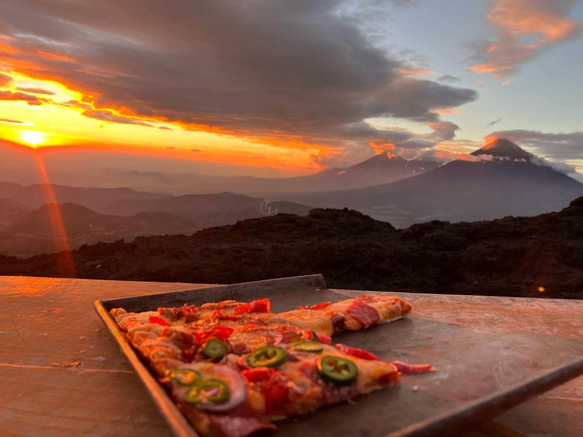 Pizza Pacaya - vulkan