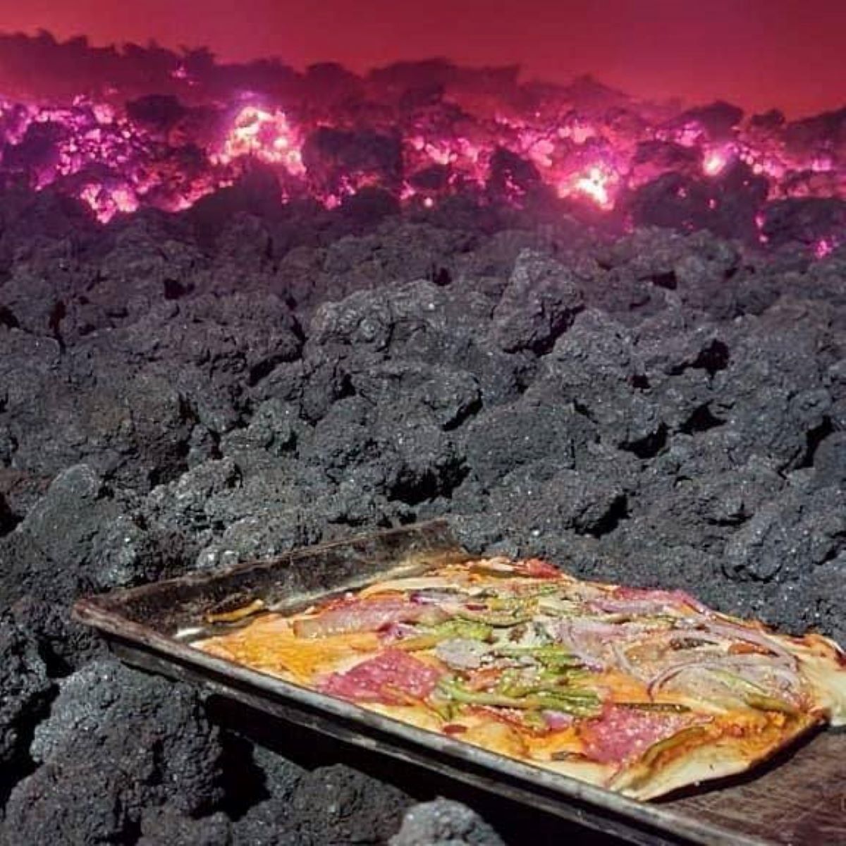 Pizza Pacaya - vulkan