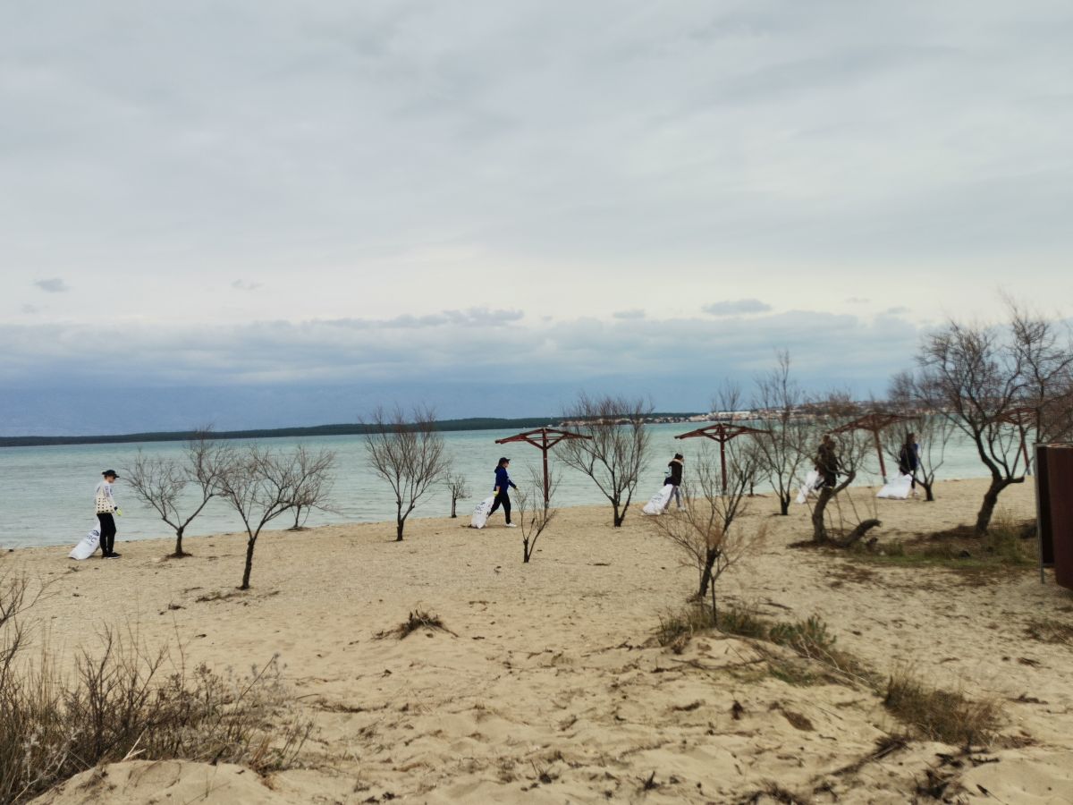 Nin, eko akcija, Kraljičina plaža