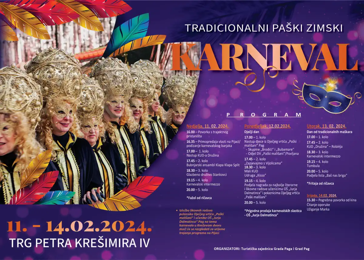 paški zimski karneval program