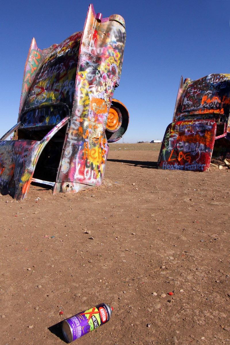 Cadillac Ranch, ruta 66