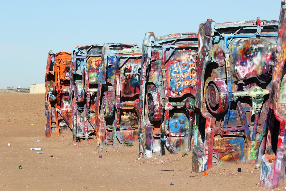 Cadillac Ranch, ruta 66