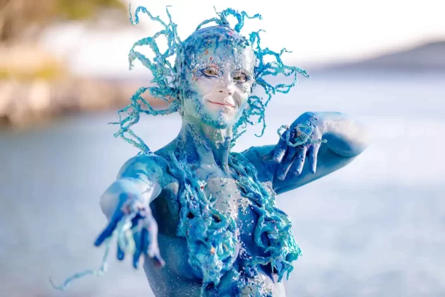 Bodypainting festival Hvar 2024, oslikavanje tijela