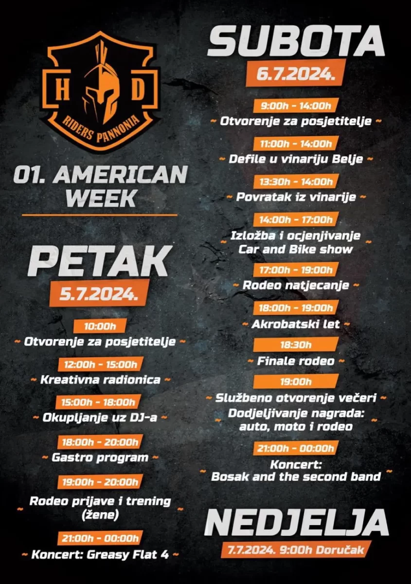 Program American week-a