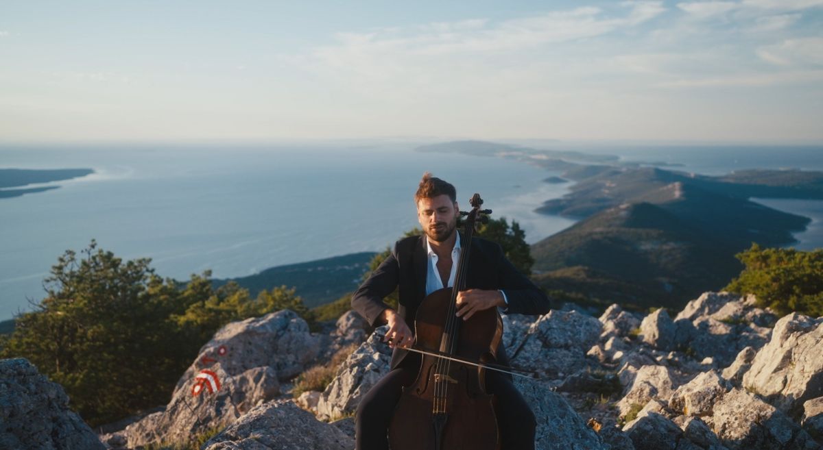 Osorčica Stjepan Hauser snimao spot Secret Garden