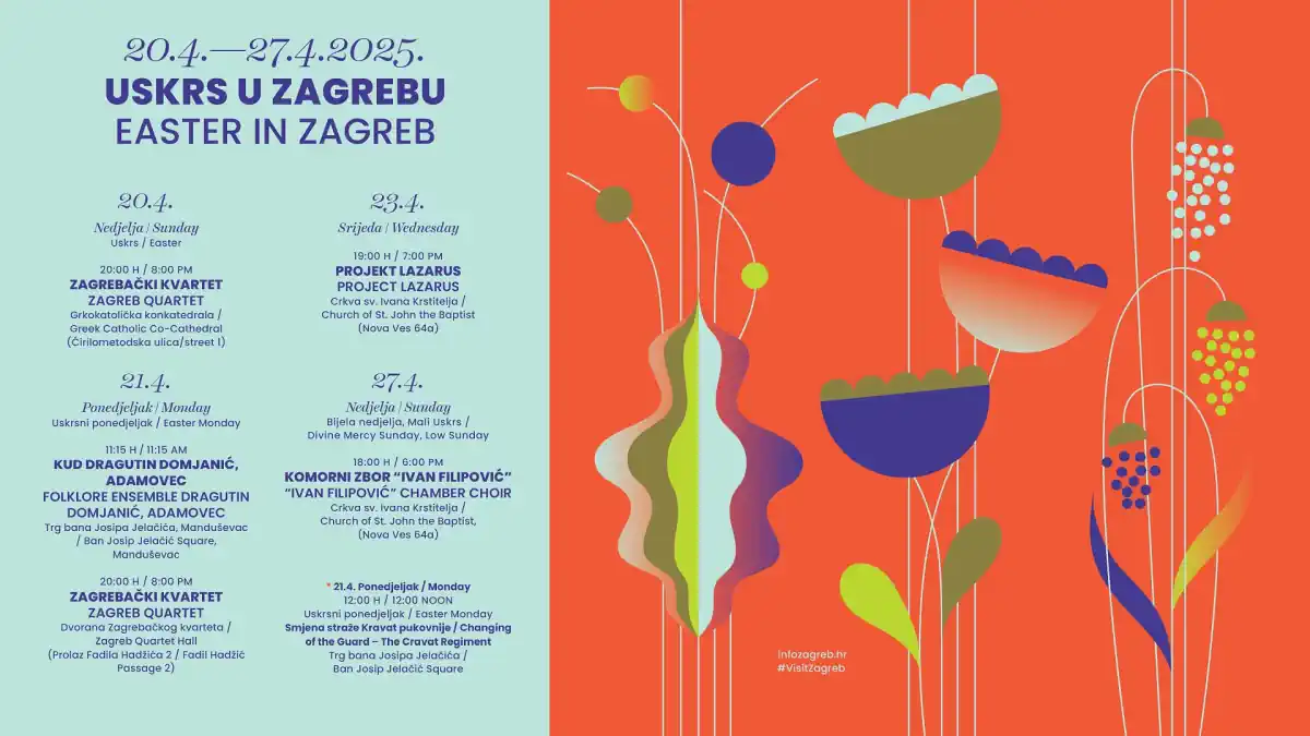 uskrs u zagrebu 2025