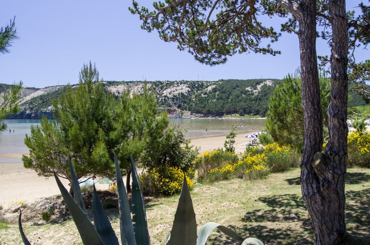 Rajska plaža, Rab