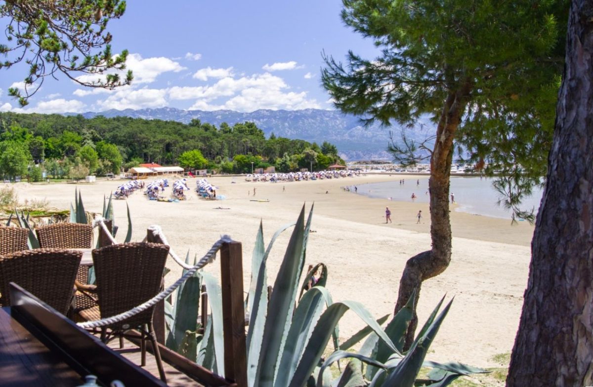 Rajska plaža, Rab