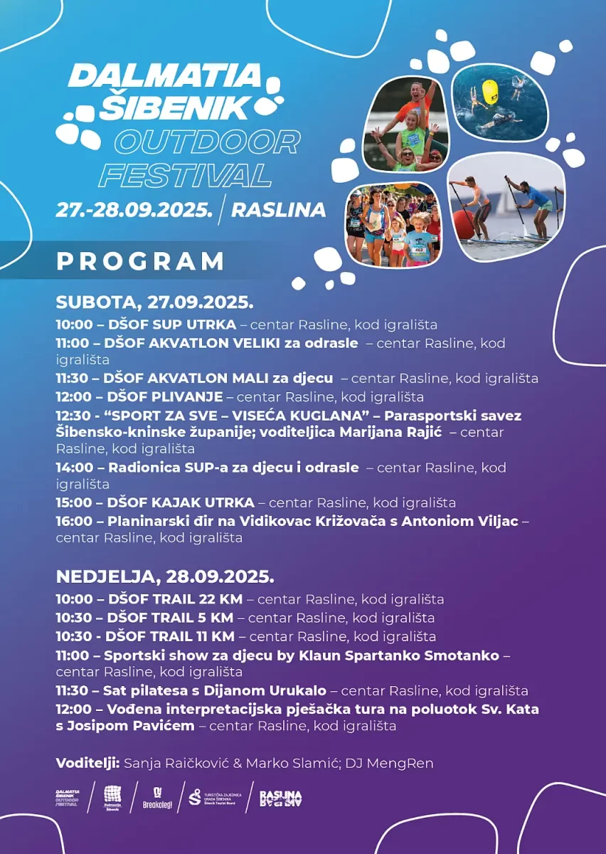 Dalmatia Šibenik Outdoor Festival u Raslini