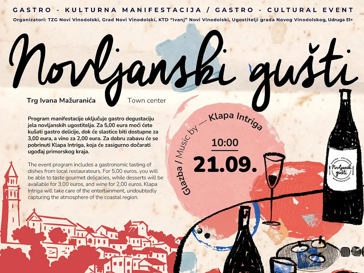 novljanski gušti u novom vinodolskom