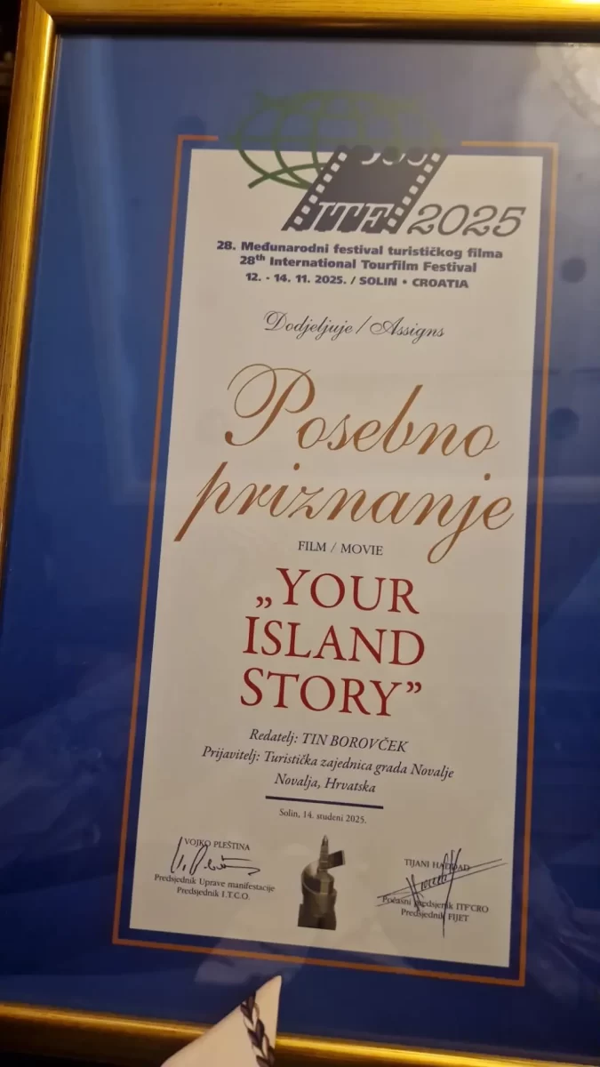novalja priznanje za film