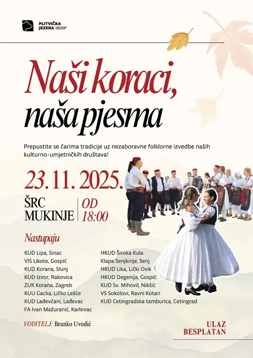 plitvička jezera tamburice