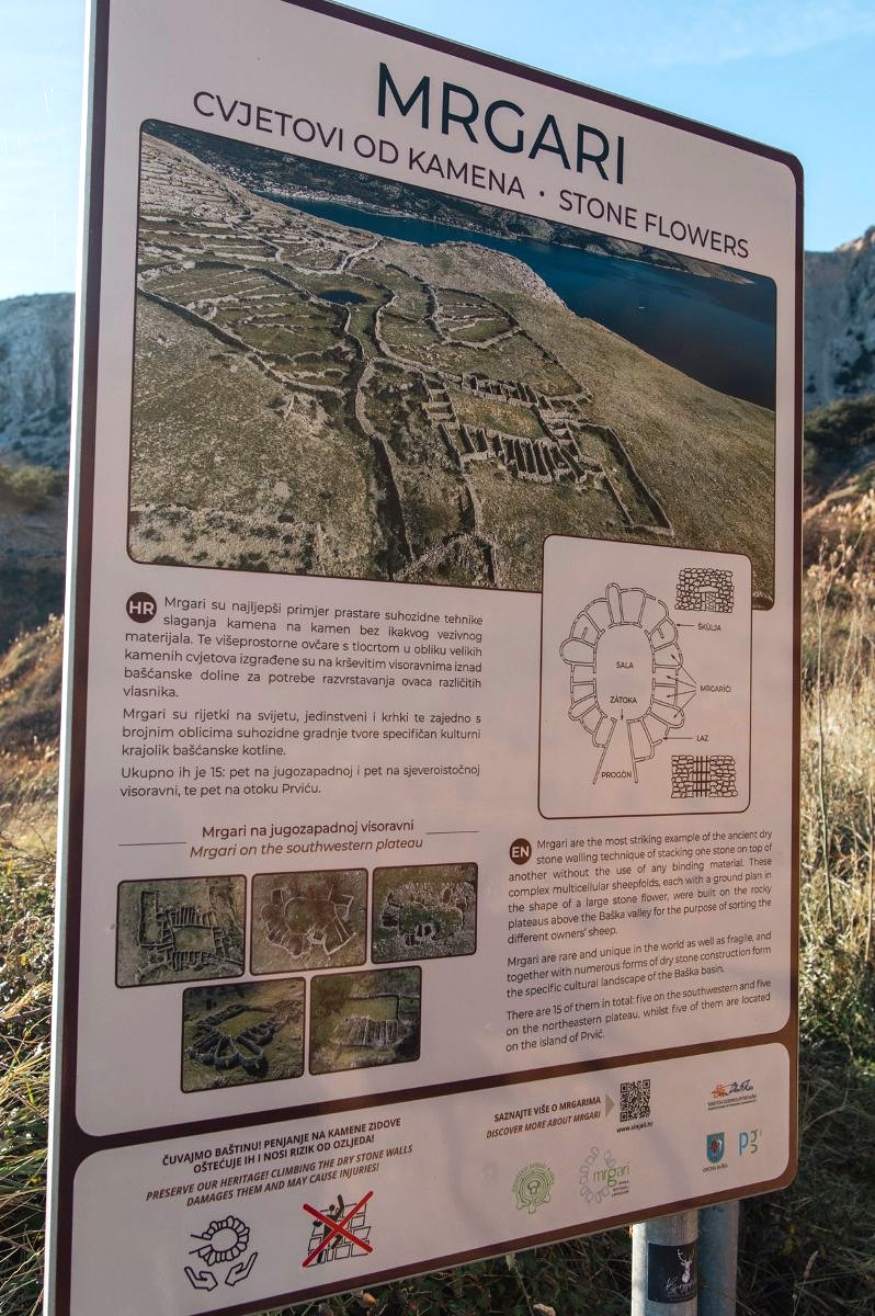 Baška, mrgari, tabla