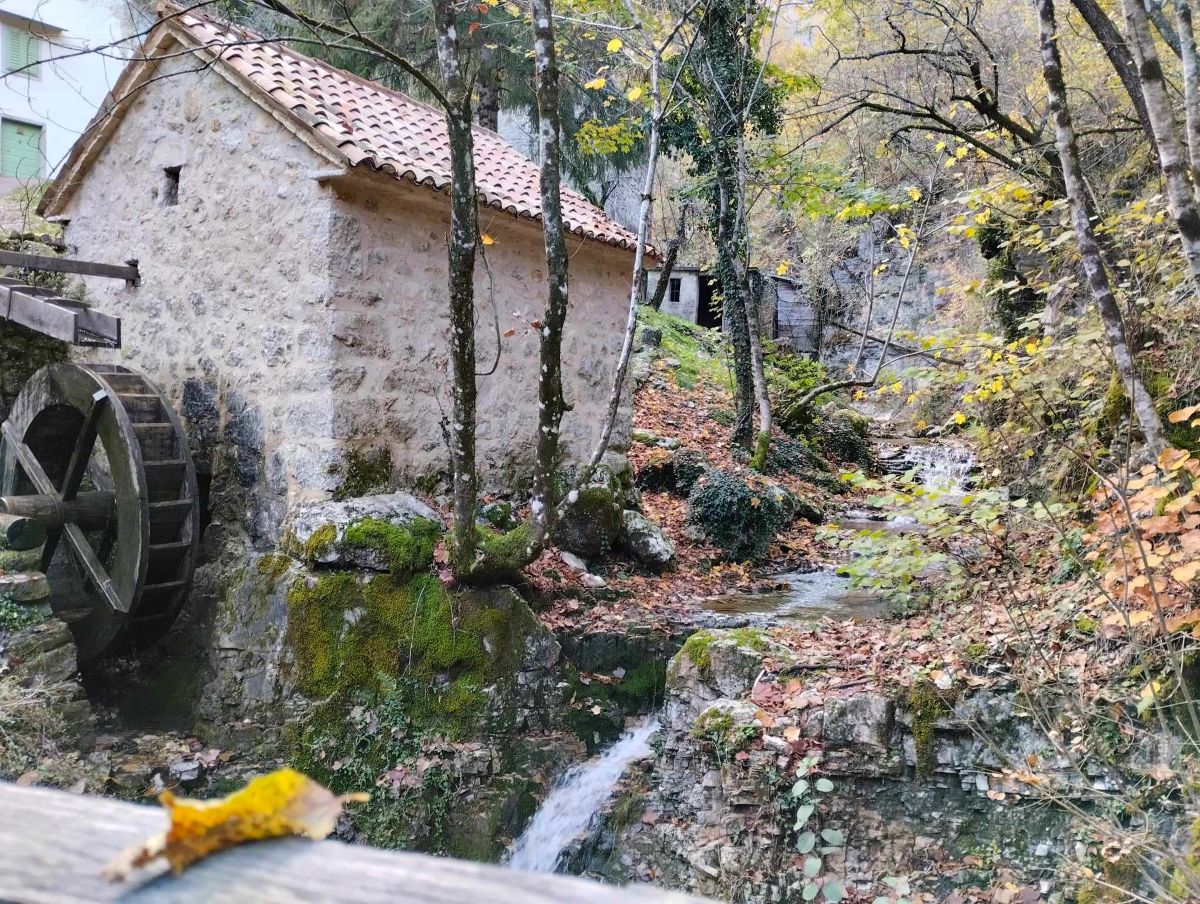 Trebišća Perun, Mošćenička Draga, mlin, potok