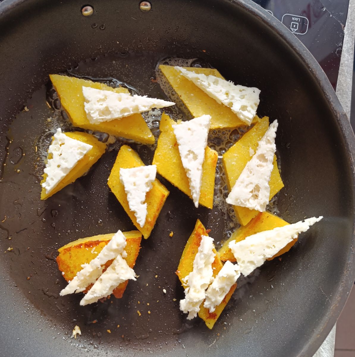 hrana, palenta, sir, tava, kuhanje, pečenje