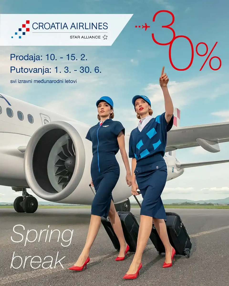 Croatia Airlines proljetni popust