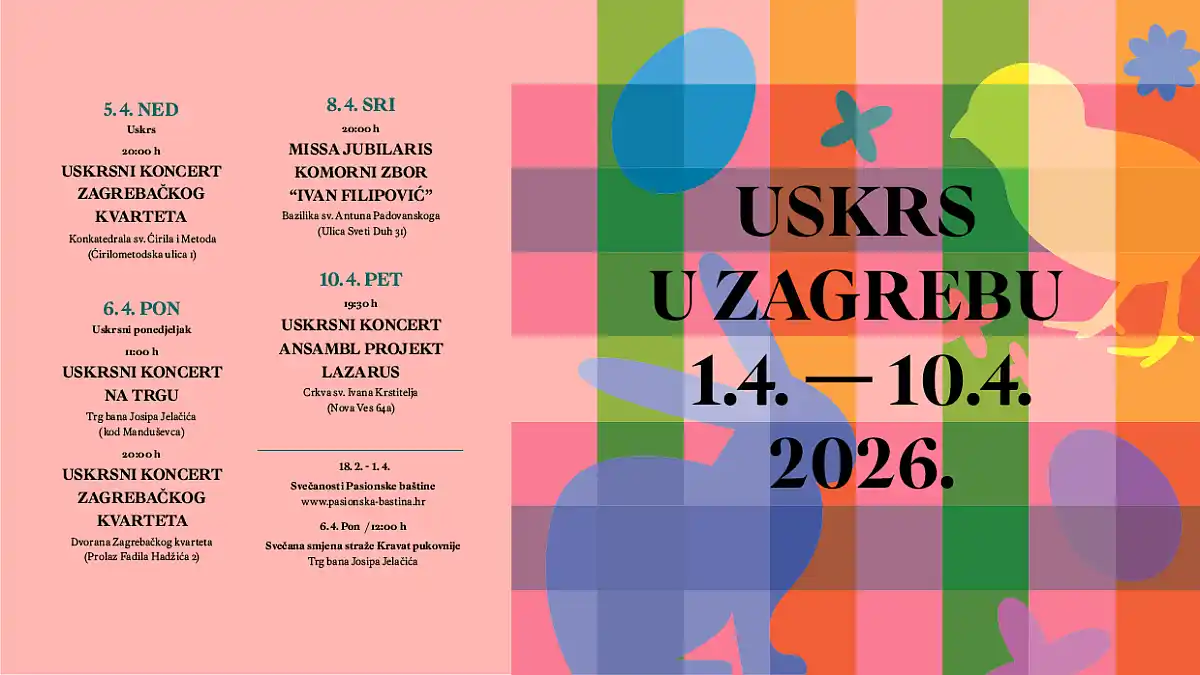 Uskrs u Zagrebu 2026.