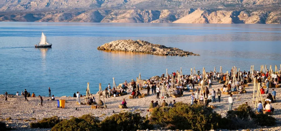 Gužva i posjetitelji na MarsOvci 2026 u Staroj Novalji