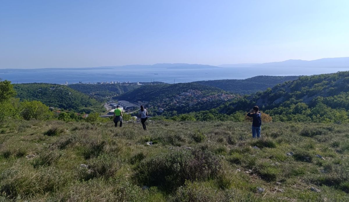 Rijek, Grobnik, pogled na Rijeku, Kvarner