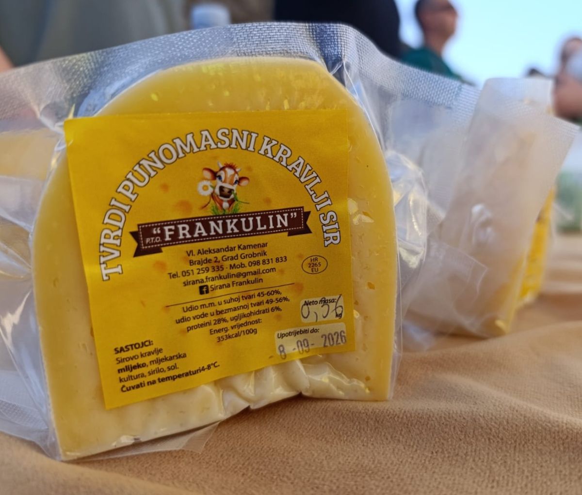 sir Frankulin, Grobnik