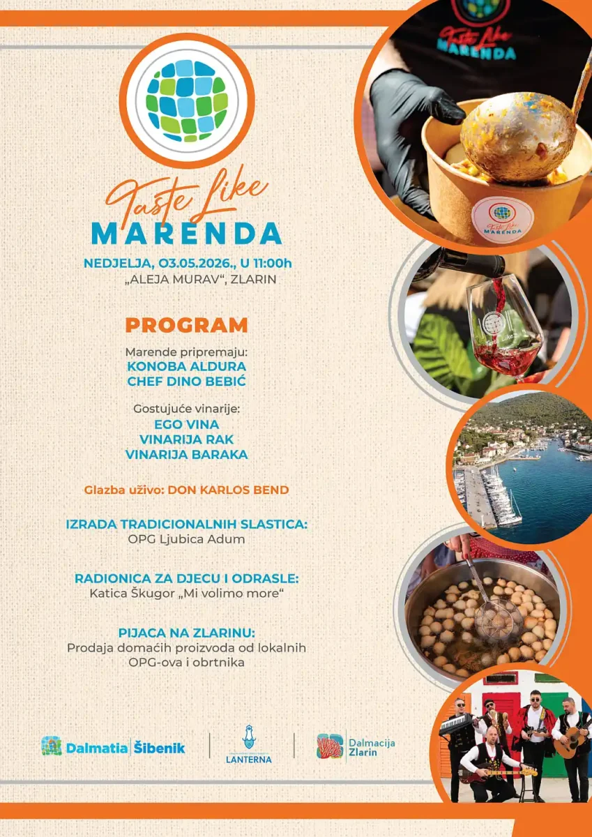 Taste like… MARENDA - Zlarin 2026.