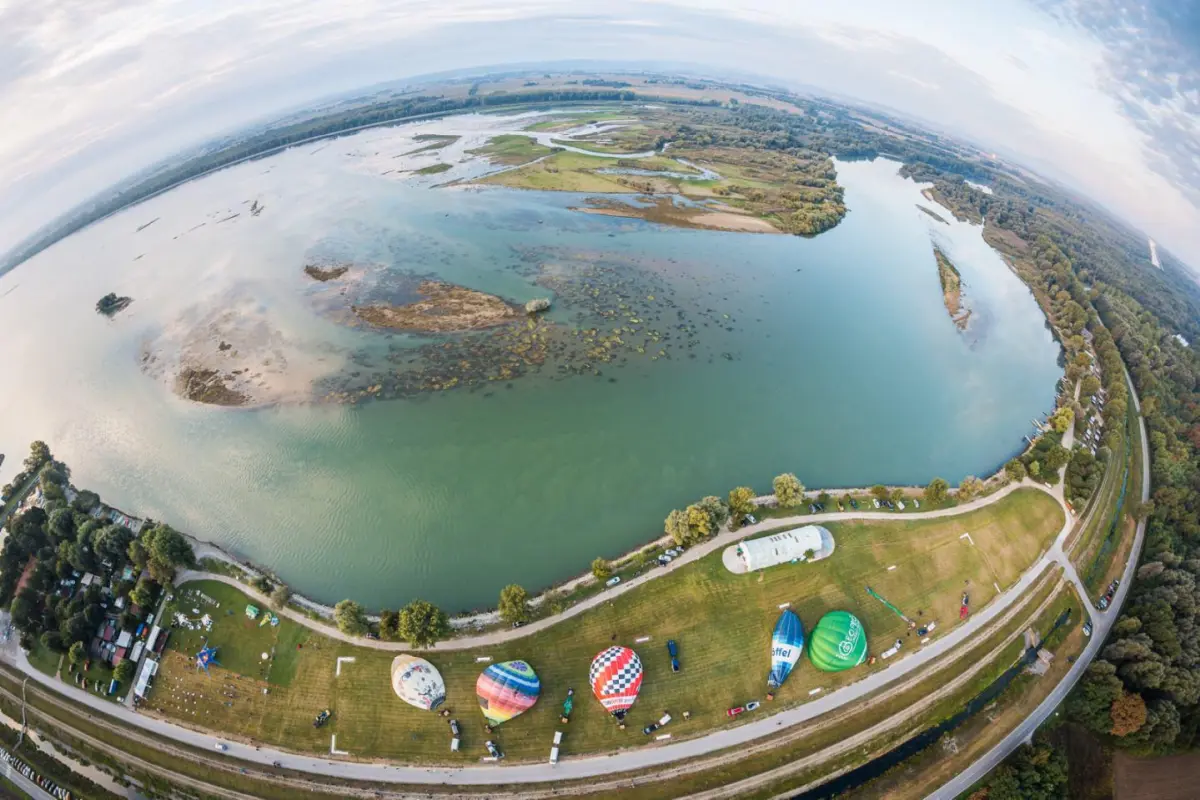 prelog, dunav, jezero prleog, fisheye prelog