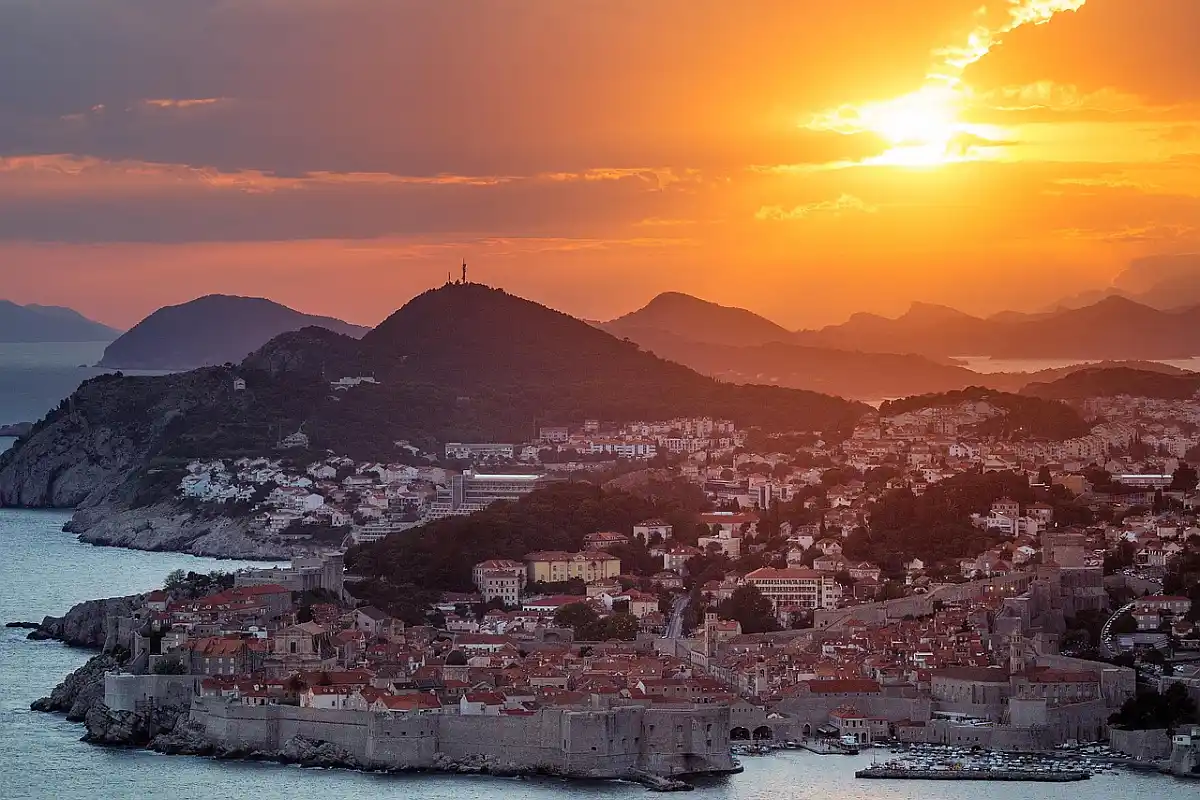 Dubrovnik, zalasci sunca u Hrvatskoj