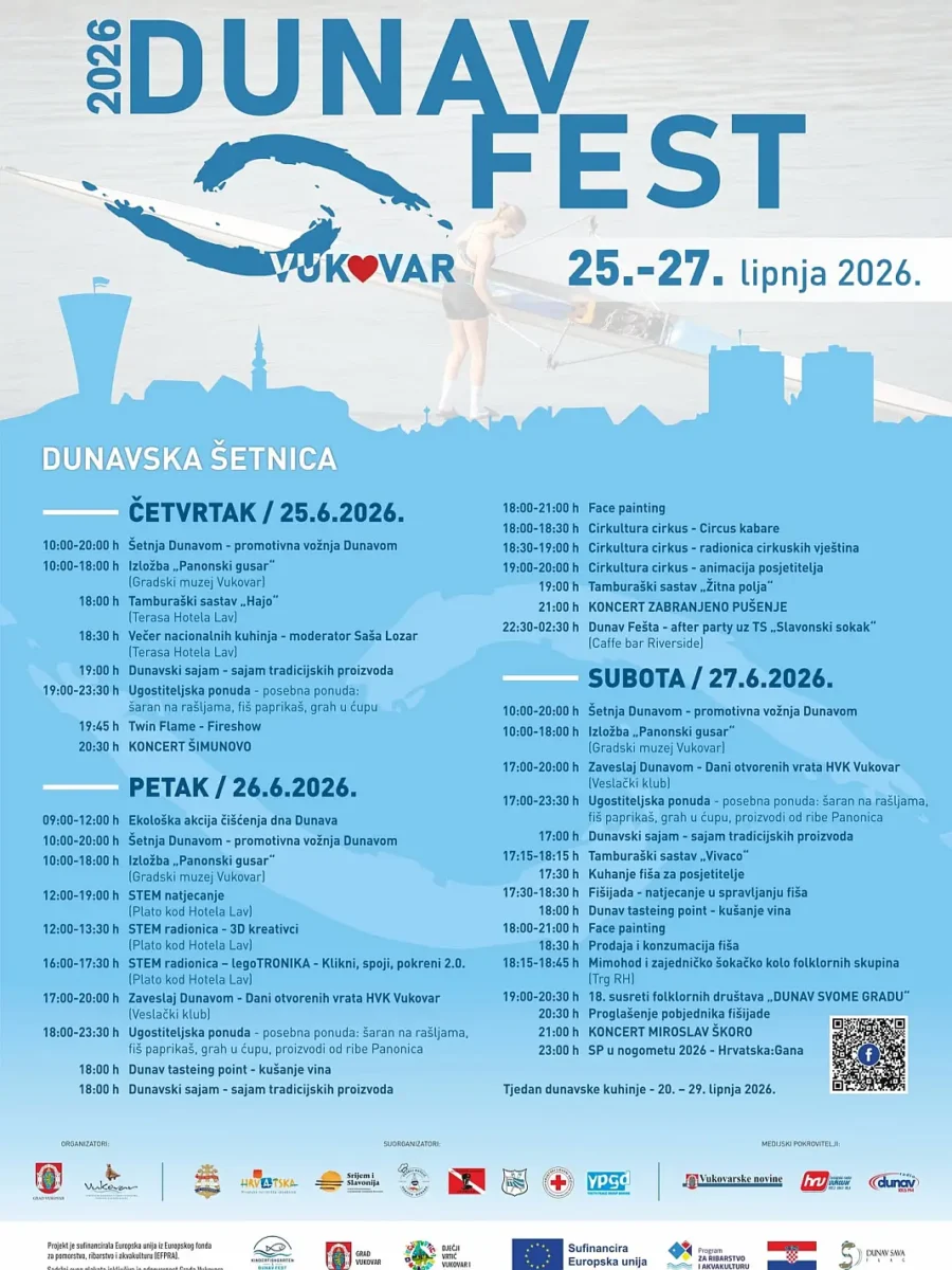 Dunav fest 2026. - program