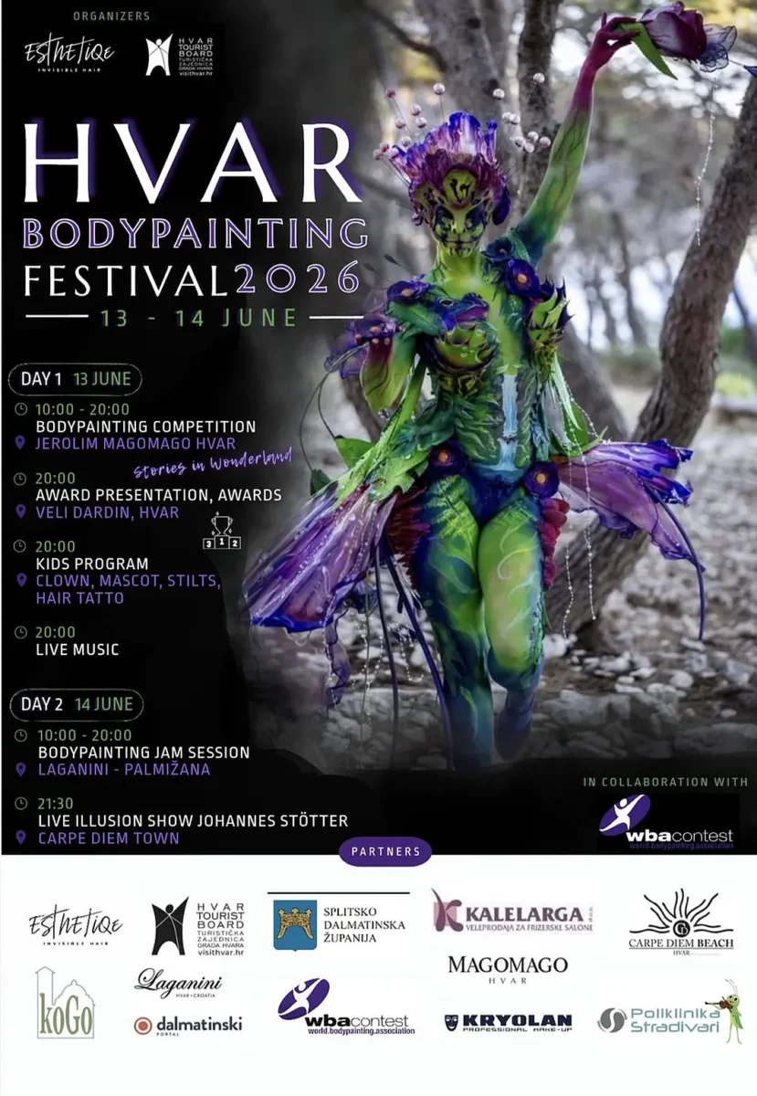 Hvar Bodypainting Festival 2026.
