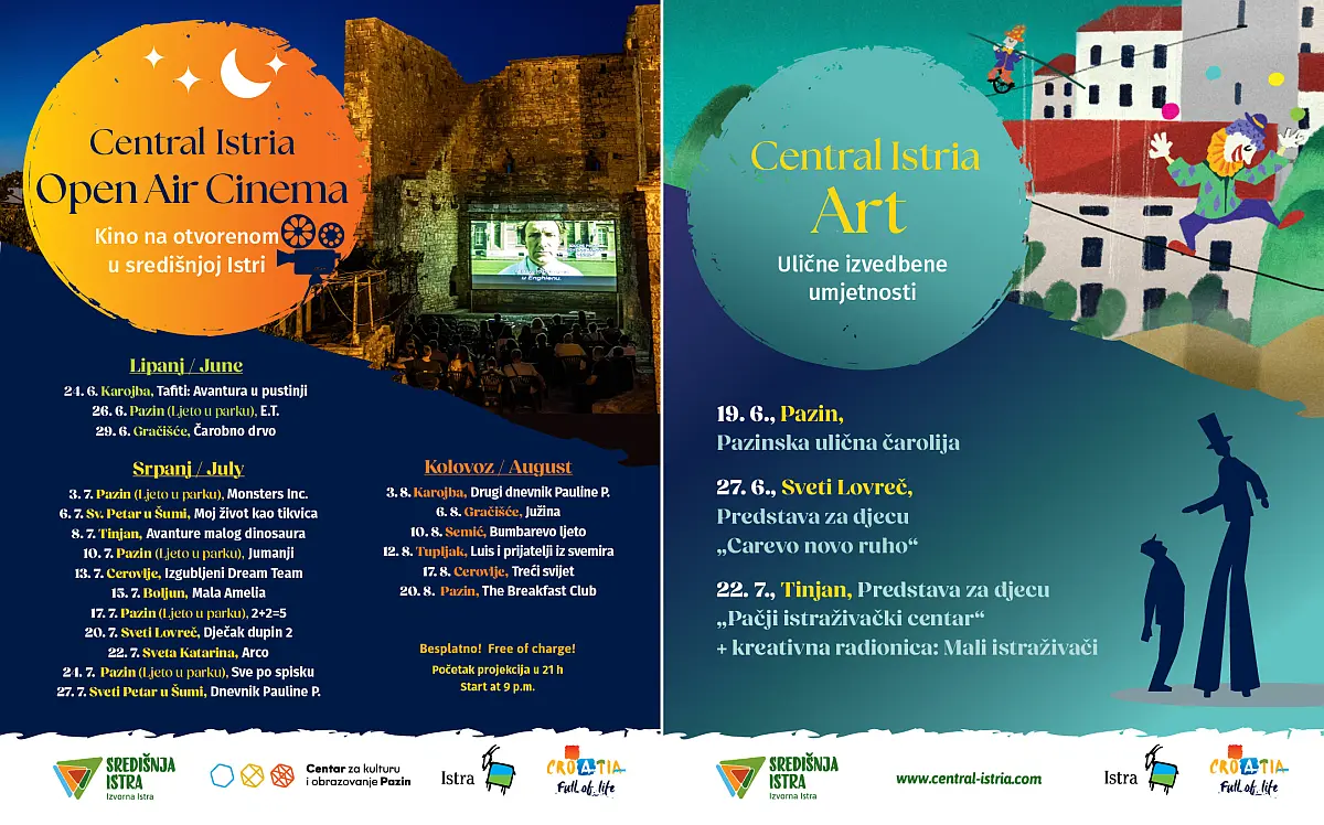 središnja Istra ljeto