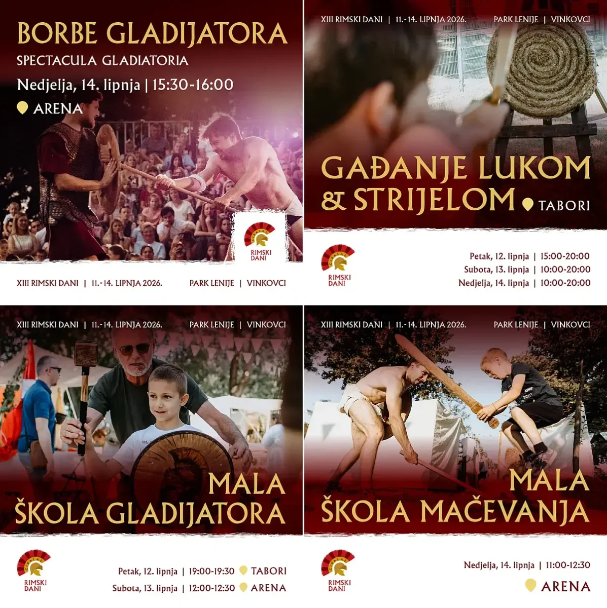 Rimski dani Vinkovci 2026.