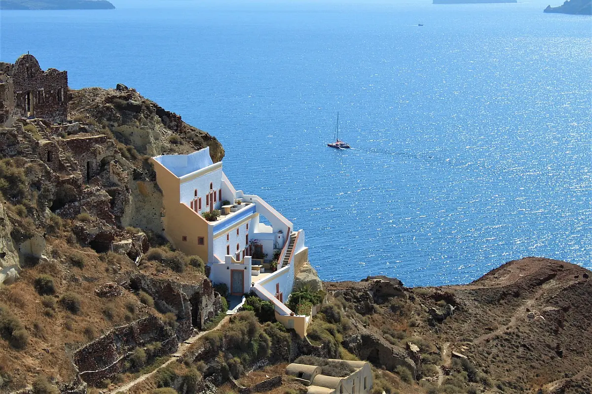 Santorini Grčka