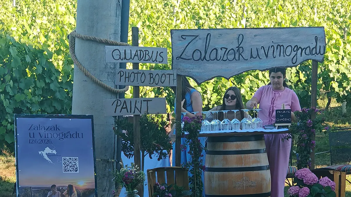 Zalazak u vinogradu Brodski Stupnik