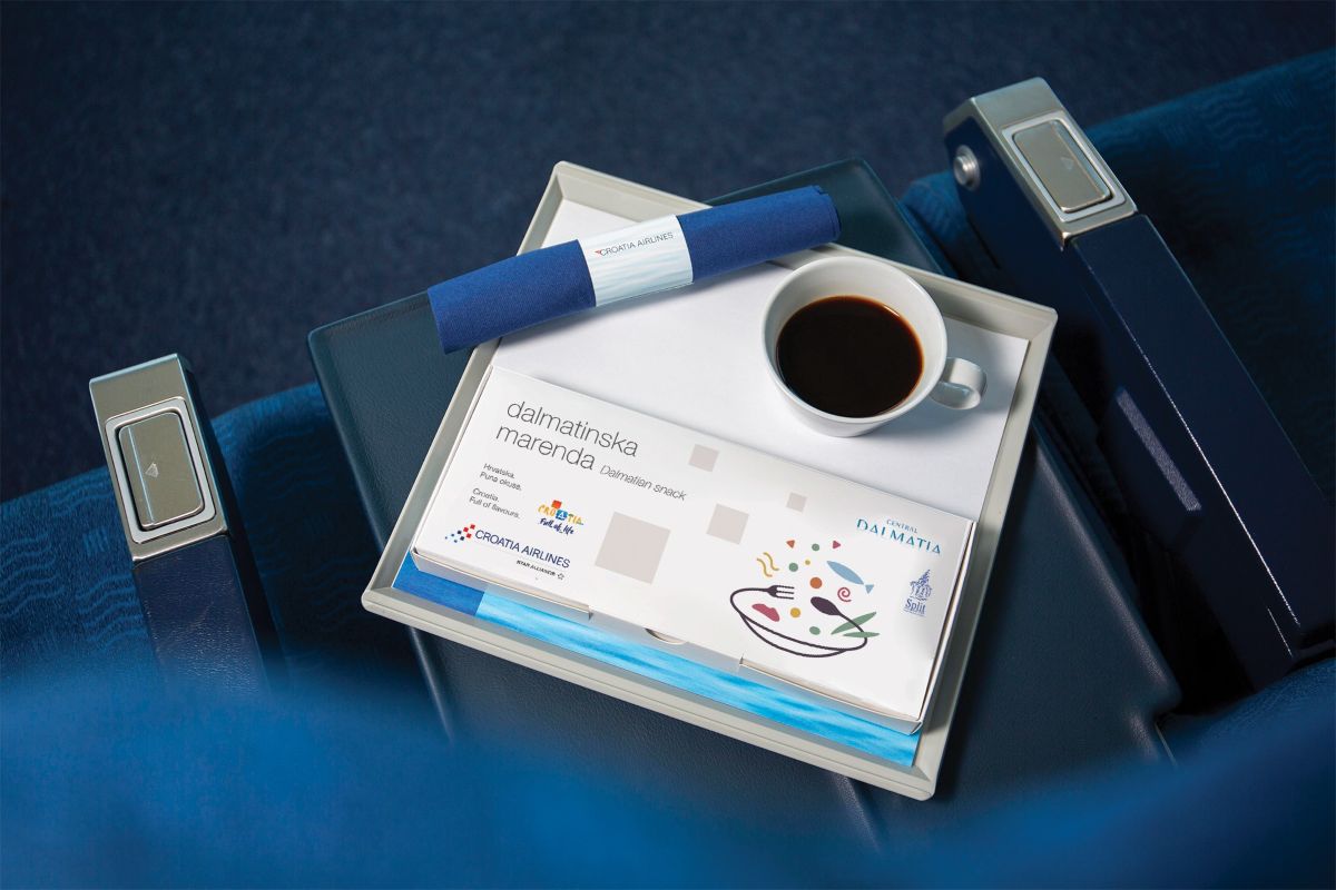 Dalmatinska marenda, Croatia Airlines