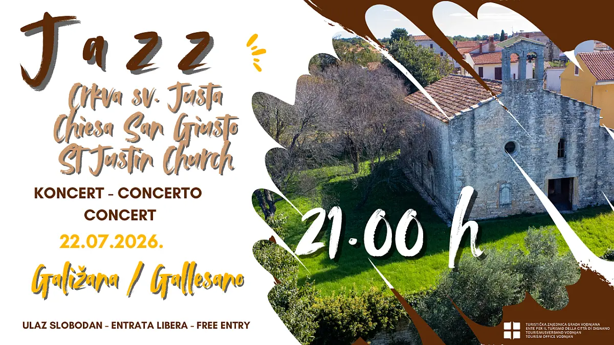 Jazz u Svetom Justu Vodnjan 2026